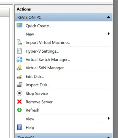 Setting up new virtual switch
