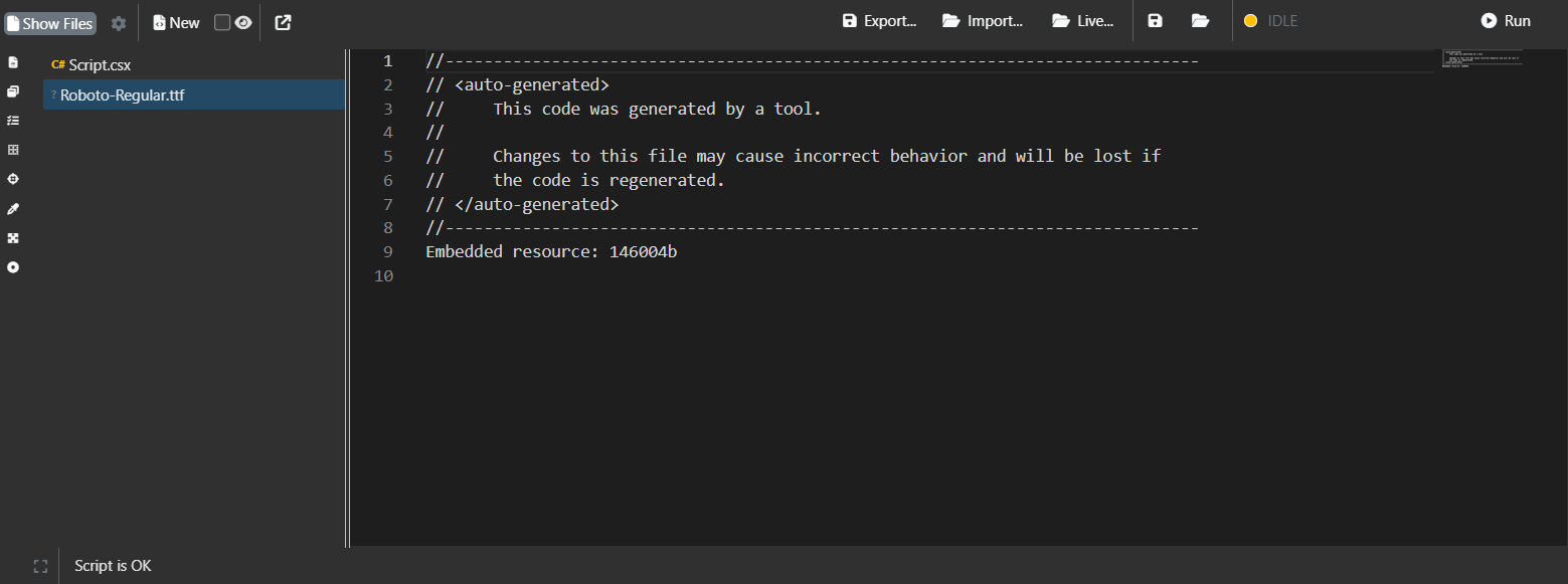 Выбор файла