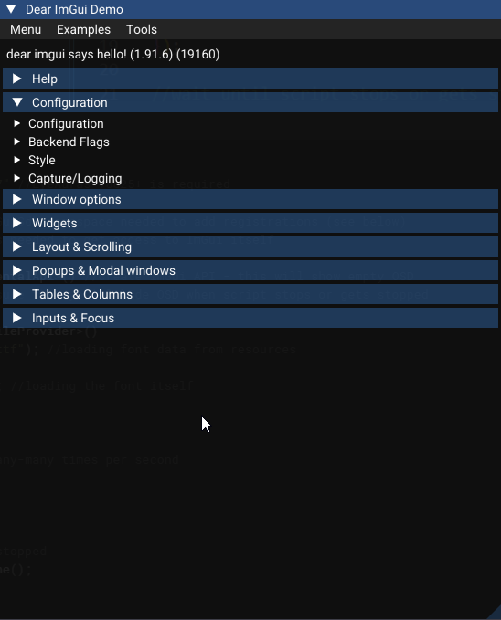 Imgui with updated font