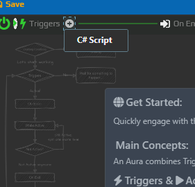 В некоторых случаях в списке остается только C# Script