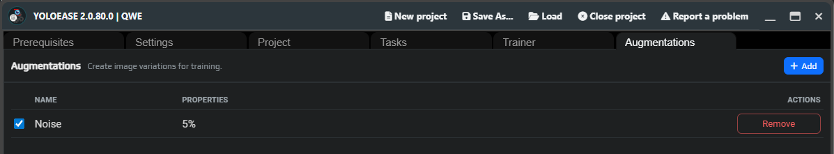 Enabled augmentation