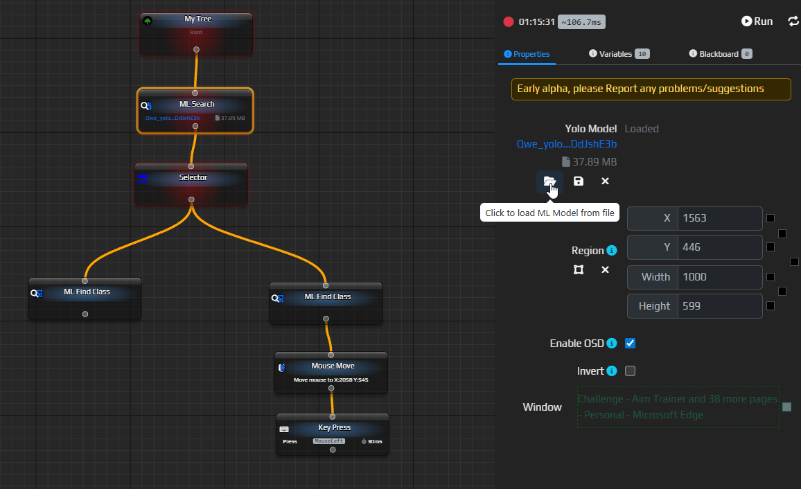 Load model in EyeAuras
