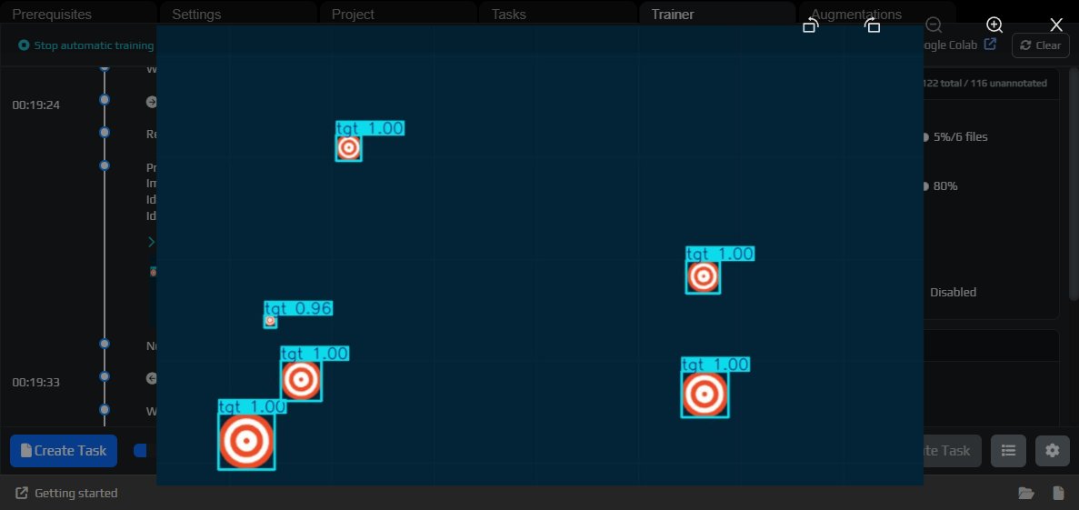 Prediction on targets